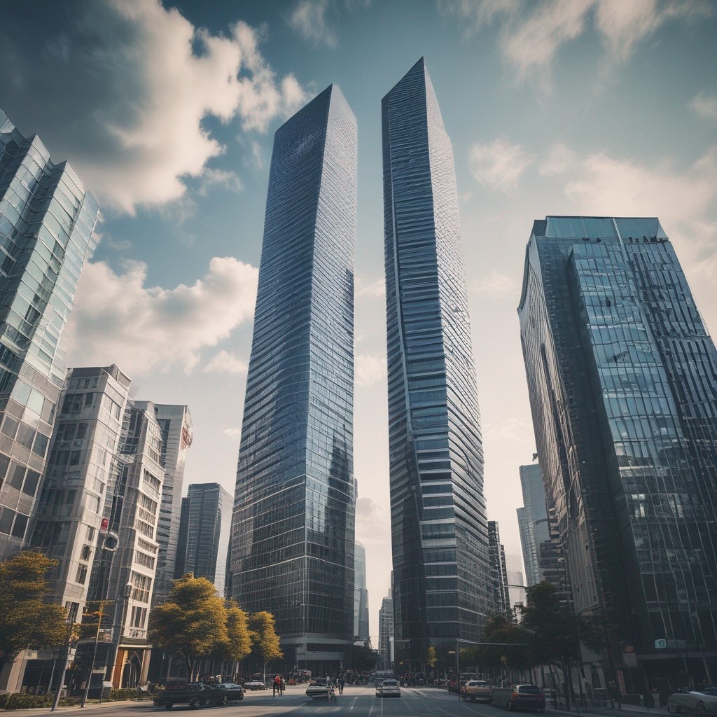 UK city commercial buildings